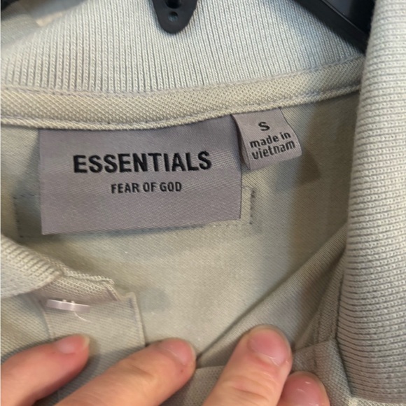 ESSENTIALS Fear Of God Polo Shirt NWT - Picture 6 of 8